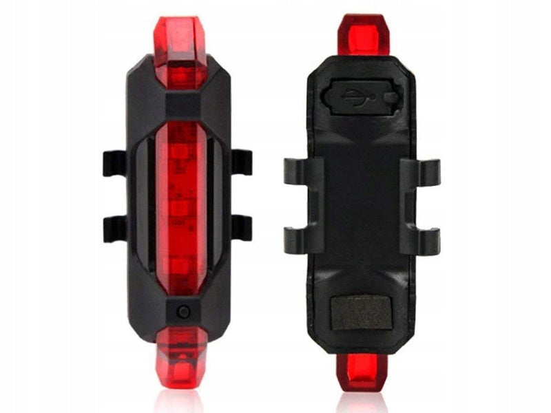 BICYCLE LAMP 5 LED REAR BATTERY 6339 Kind rear-facing