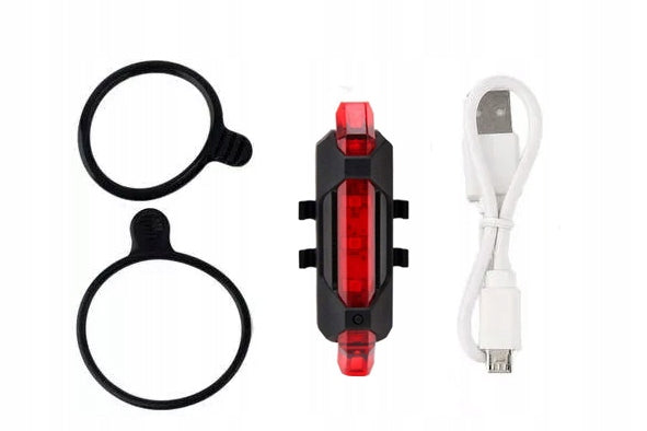 BICYCLE LAMP 5 LED REAR BATTERY 6339 Light source LED