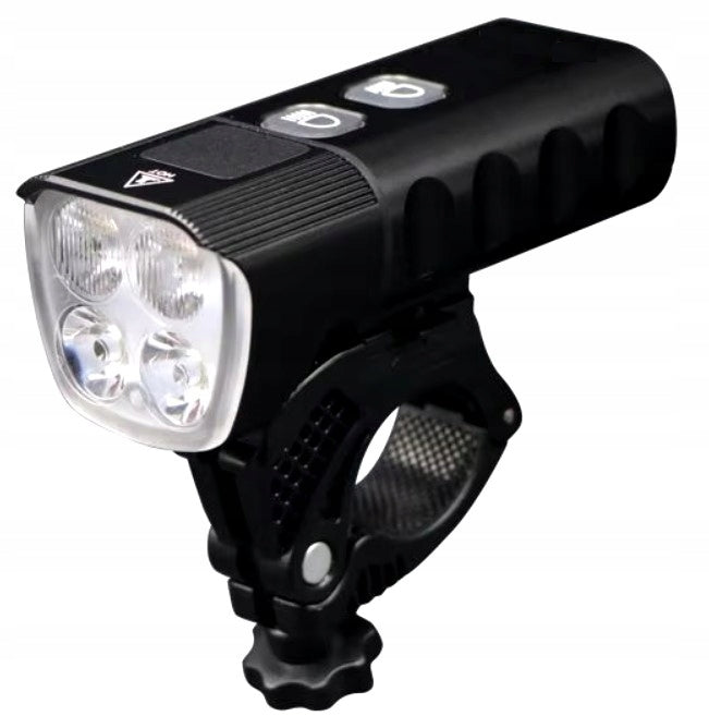 BICYCLE LAMP FRONT 1600lm WITH CHARGING CABLE WATERPROOF USB 6400mAh