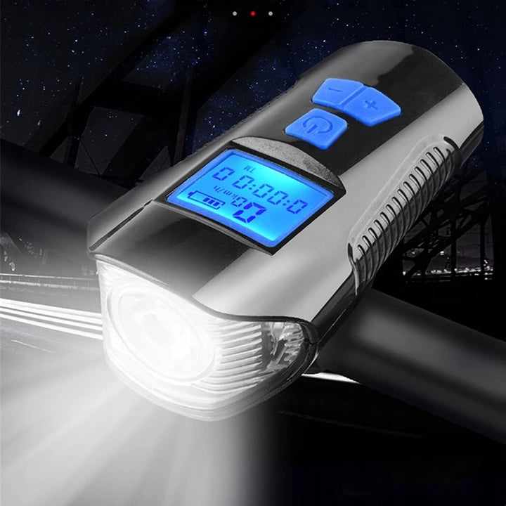 BICYCLE LAMP LED COUNTER FRONT + REAR USB Brand Flashlight