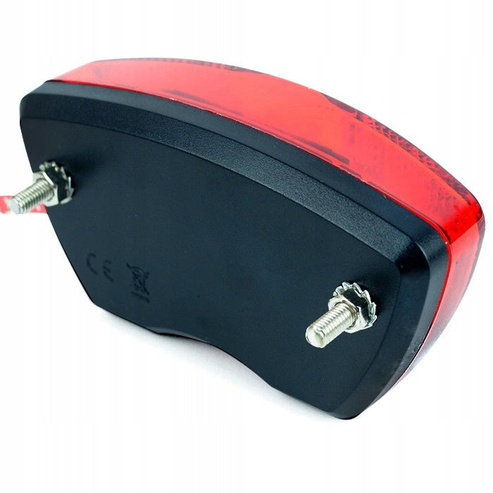 BICYCLE LAMP REAR FOR BATTERY RACK LAMP - 2 OPERATING MODES Manufacturer code 68436