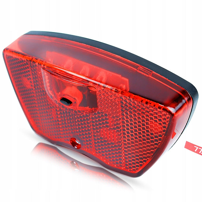 BICYCLE LAMP REAR FOR BATTERY RACK LAMP - 2 OPERATING MODES