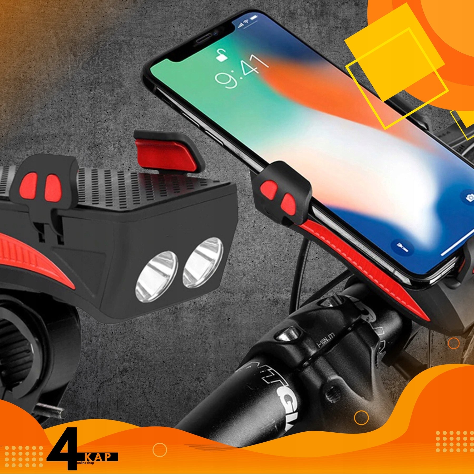 BICYCLE LIGHT BICYCLE HOLDER FOR PHONE strong LED STRONG FOR BIKE HORN EAN (GTIN) 5901234563147