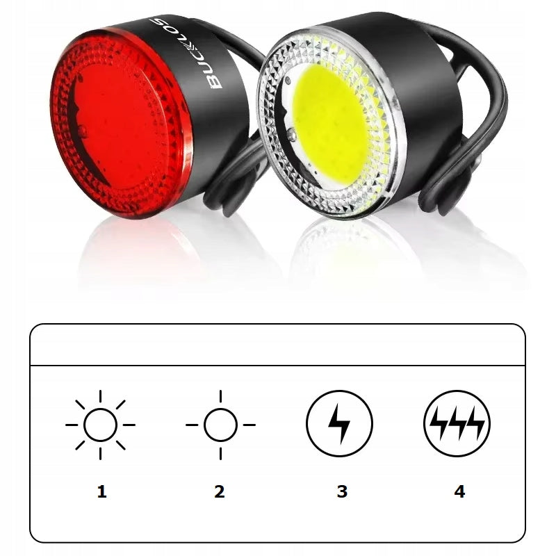 BICYCLE LIGHT BICYCLE LIGHTS SET OF BICYCLE LIGHTS FRONT REAR Brand Bike Light