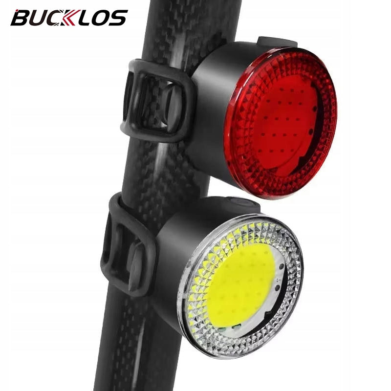 BICYCLE LIGHT BICYCLE LIGHTS SET OF BICYCLE LIGHTS FRONT REAR Color black