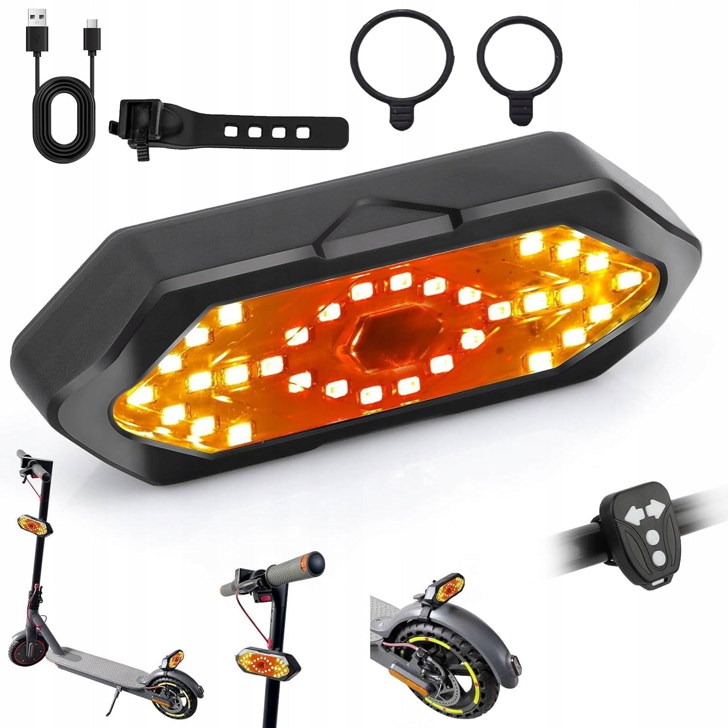 BICYCLE LIGHT FOR BICYCLE REAR DIRECTION INDICATOR BLINKERS SIGNAL Packaging status original