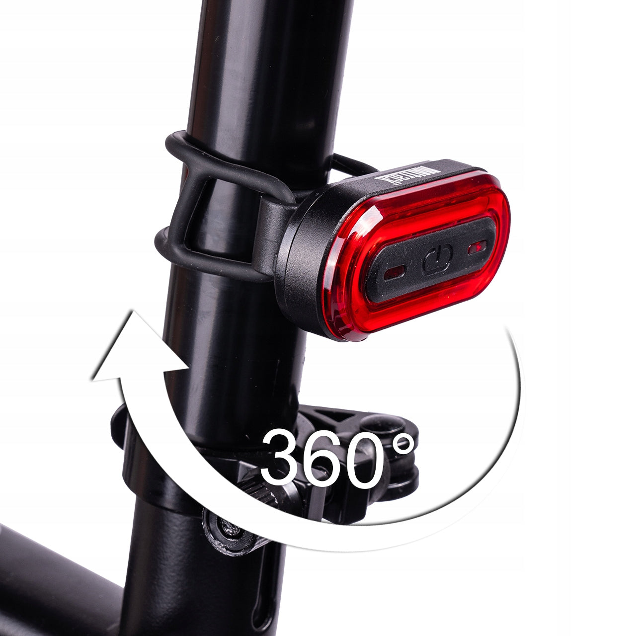 BICYCLE LIGHT FOR BIKE LED USB WATERPROOF USB BATTERY FOR REAR 100LM Batteries included no