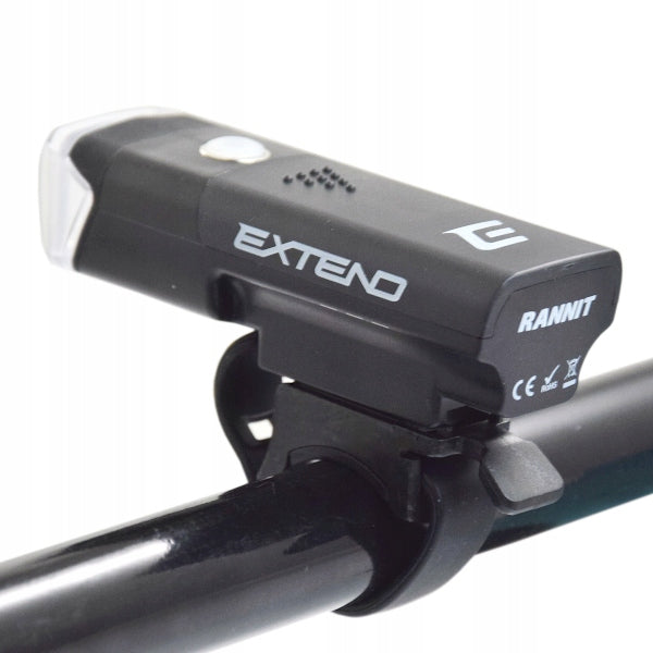 BICYCLE LIGHT FRONT BIKE LAMP FRONT LED 3W 150LM RANNIT + BATTERIES Brand Extend