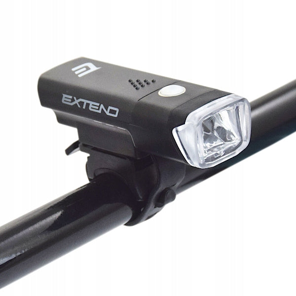 BICYCLE LIGHT FRONT BIKE LAMP FRONT LED 3W 150LM RANNIT + BATTERIES Packaging status original
