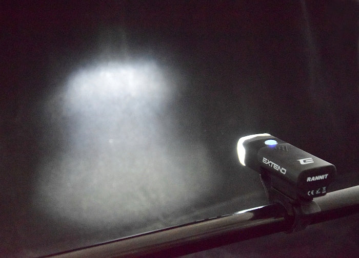 BICYCLE LIGHT FRONT BIKE LAMP FRONT LED 3W 150LM RANNIT + BATTERIES Product weight with unit packaging 0.11 kg