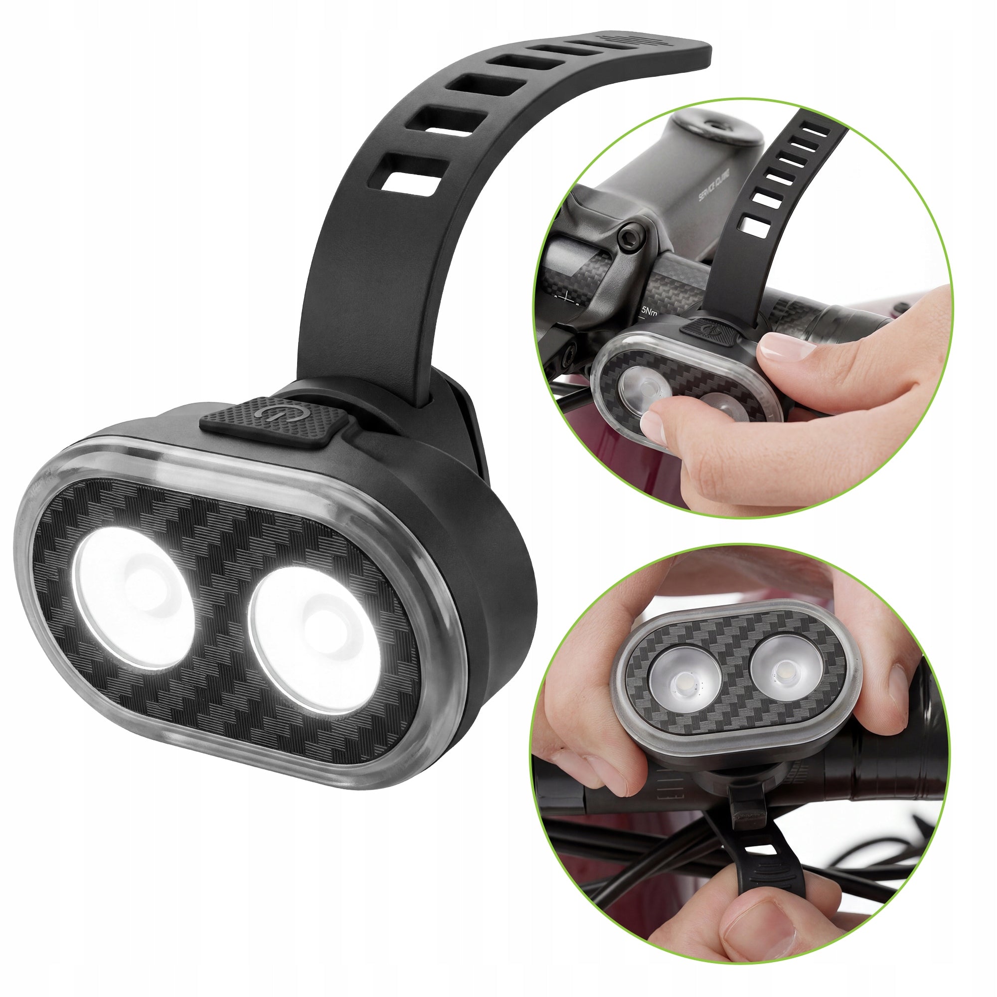 BICYCLE LIGHT FRONT LED FRONT USB BATTERY IPX6 VAYOX Manufacturer code LAMPKA NA ROWER PRZEDNIA VAYOX VAF300