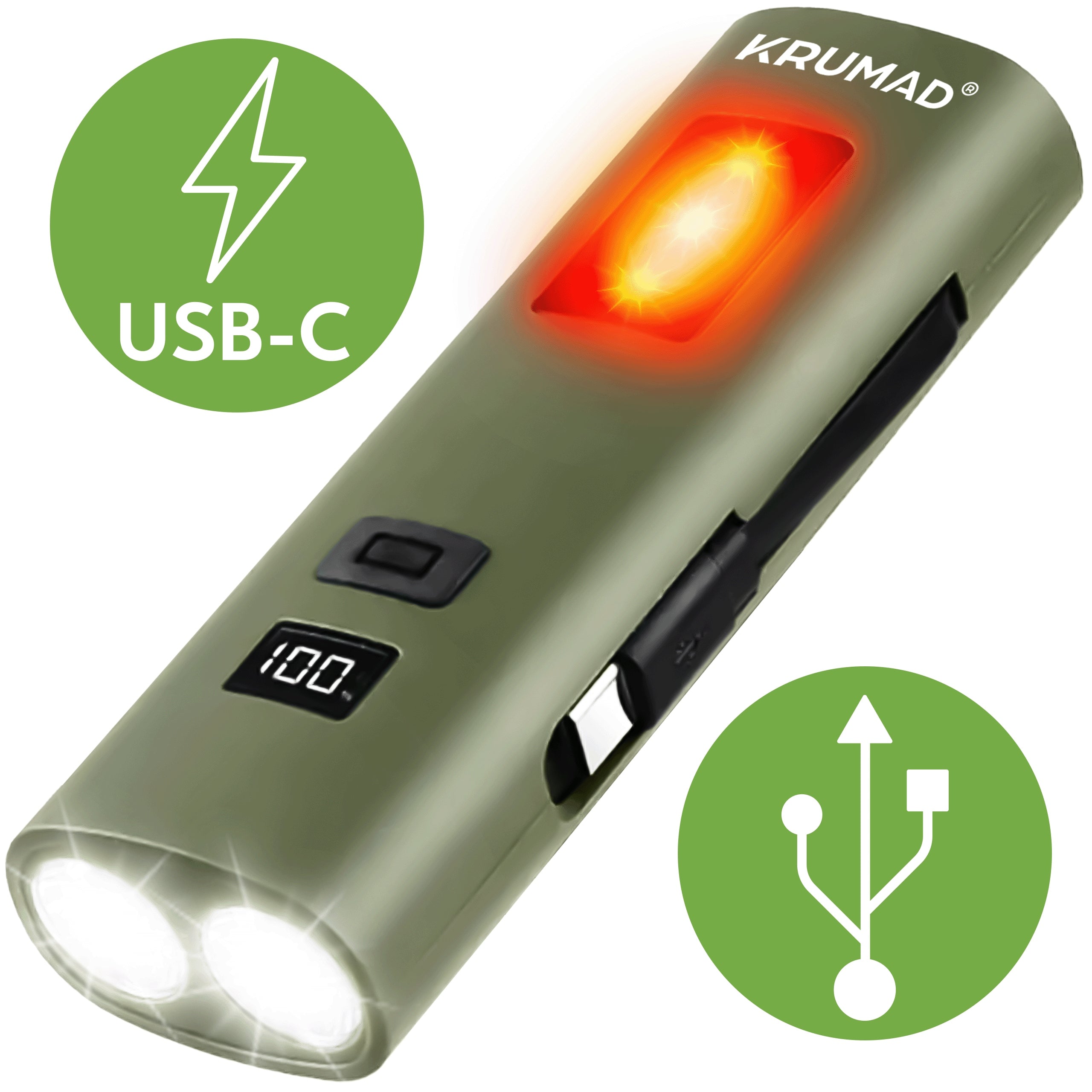 BICYCLE LIGHT FRONT LED STRONG LIGHT FRONT FLASHLIGHT CHARGER 6 MODE. Packaging status original