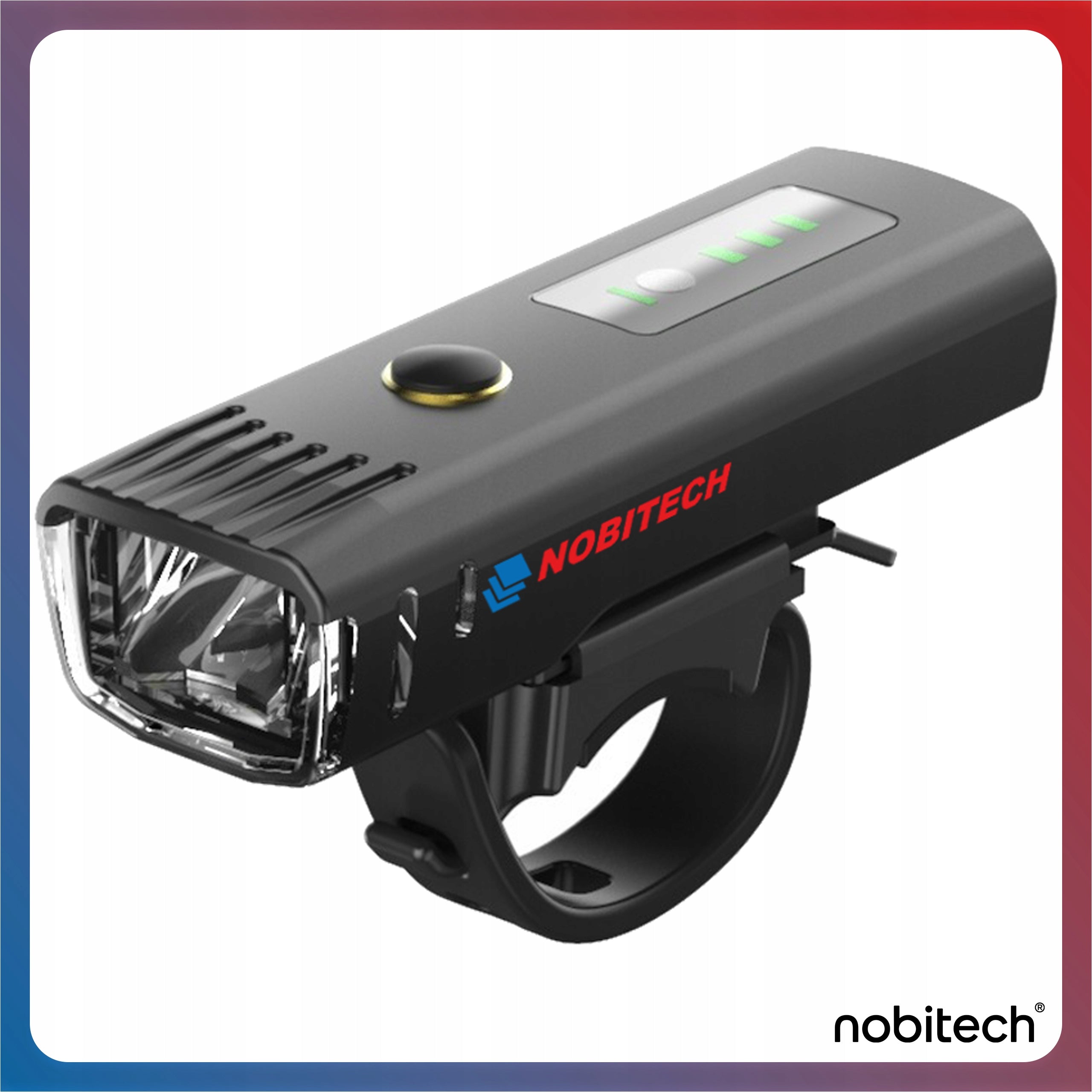 BICYCLE LIGHT FRONT LED USB FRONT HANDLEBAR STRONG DUSK SENSOR Packaging status original
