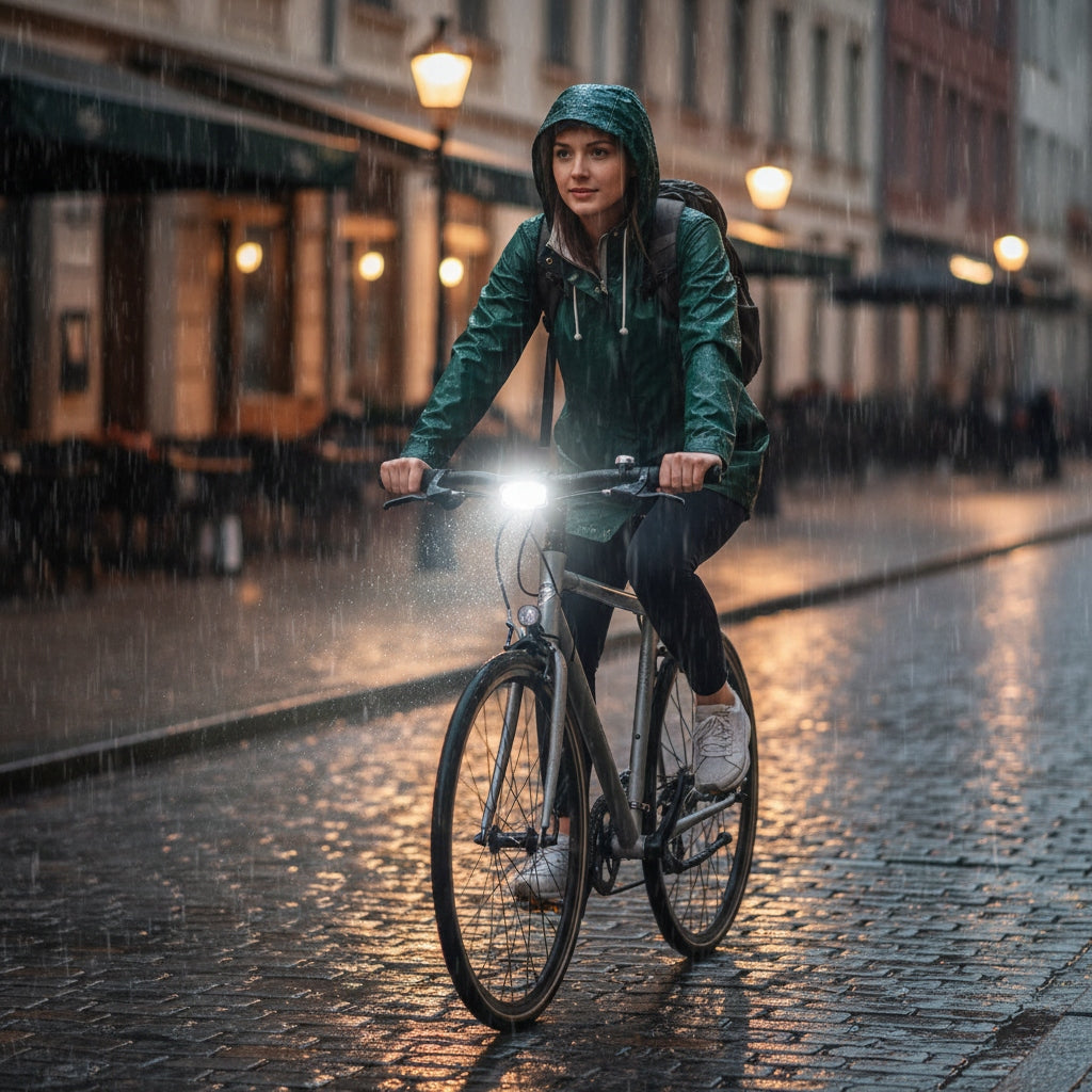 BICYCLE LIGHT FRONT REAR LED FRONT RECHARGEABLE USB-C LIGHT SET Manufacturer code LAMPKA ROWEROWA PRZEDNIA TYLNA LED KANZA