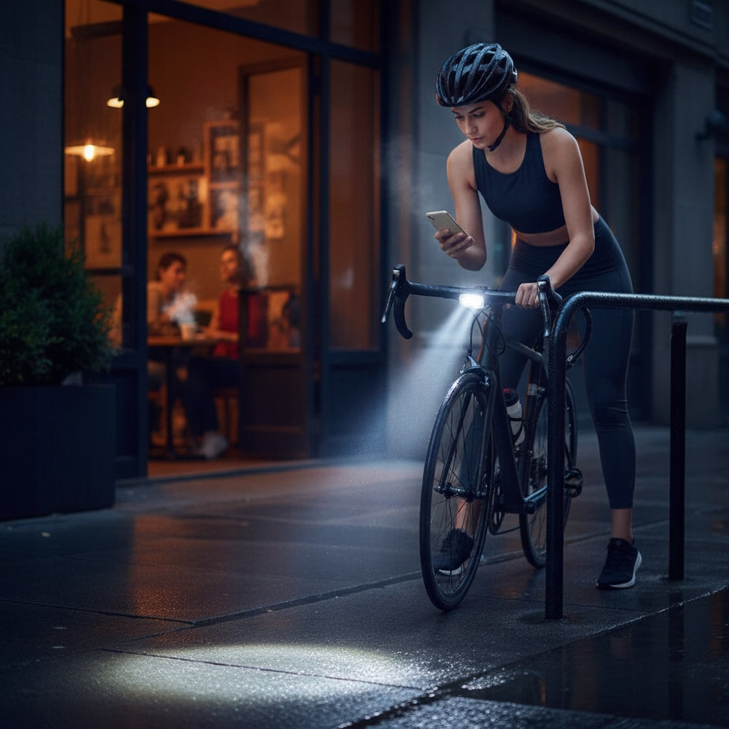 BICYCLE LIGHT FRONT REAR LED FRONT RECHARGEABLE USB-C LIGHT SET Manufacturer code LAMPKA ROWEROWA PRZEDNIA TYLNA LED PRZÓD