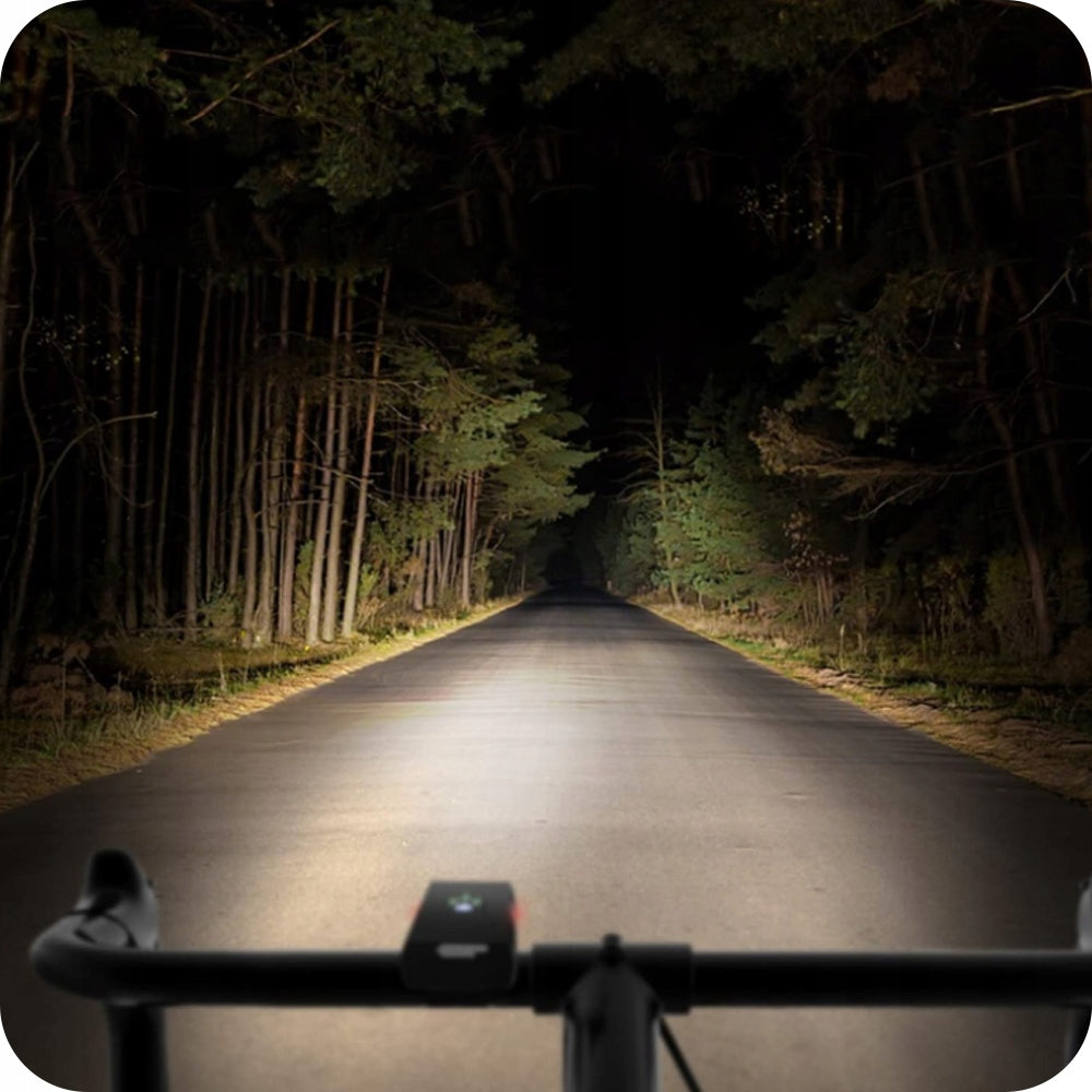 BICYCLE LIGHT FRONT REAR LED FRONT RECHARGEABLE USB LIGHT SET Light beam 800 lm