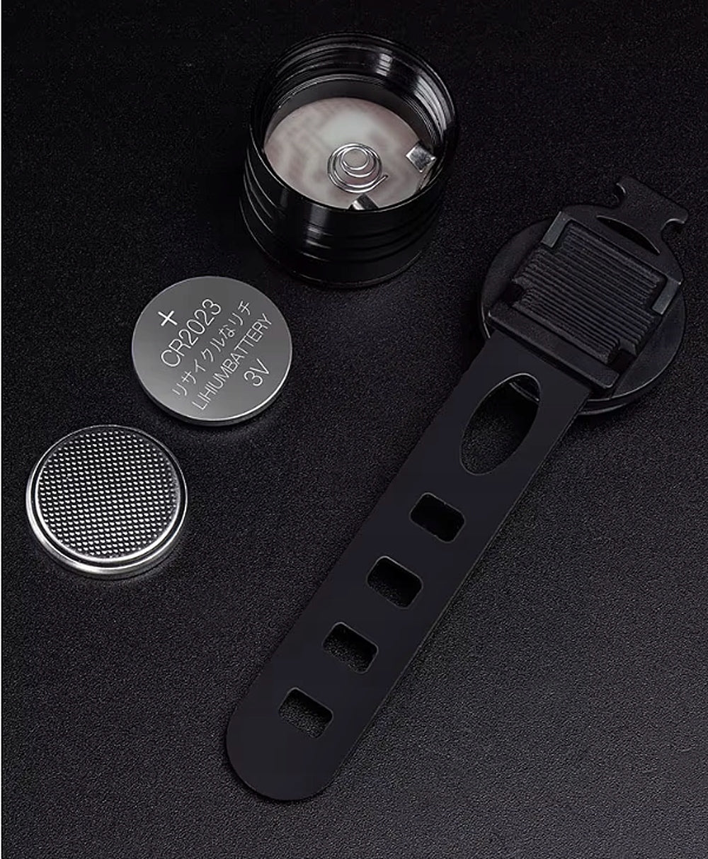 BICYCLE LIGHT FRONT REAR LED LIGHT FOR BICYCLE HANDLEBAR STRONG SET Color black