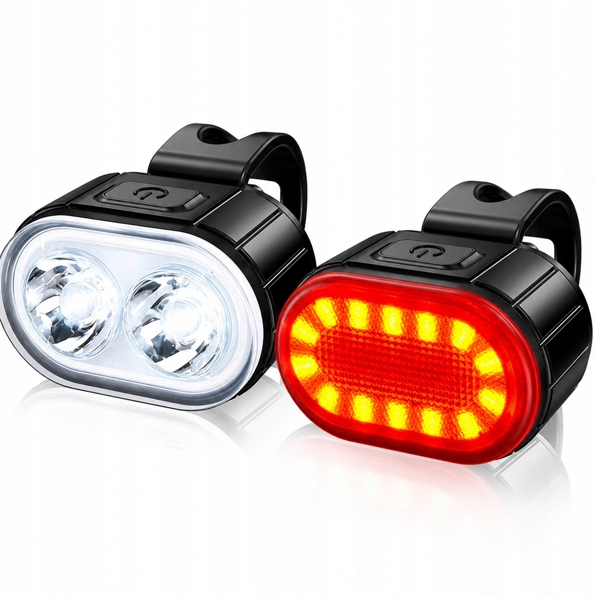 BICYCLE LIGHT FRONT REAR LED LIGHT FOR BICYCLE HANDLEBAR STRONG USB Manufacturer code #12812