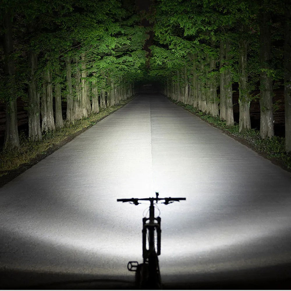BICYCLE LIGHT FRONT REAR LED STRONG CORDLESS BIKE KIT Color black