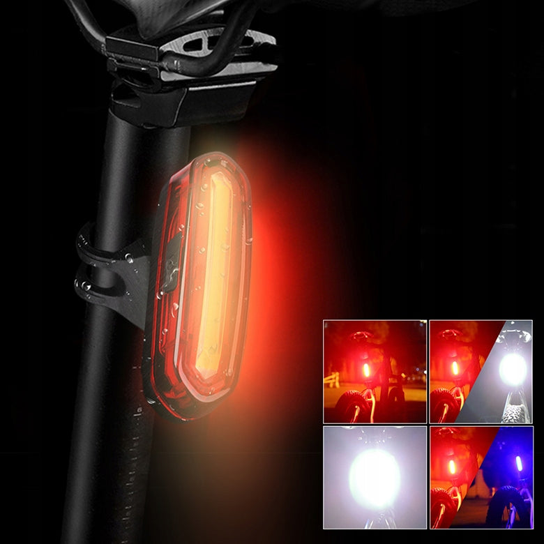 BICYCLE LIGHT FRONT REAR STRONG LED 1800LM RECHARGEABLE LIGHT SET Kind set