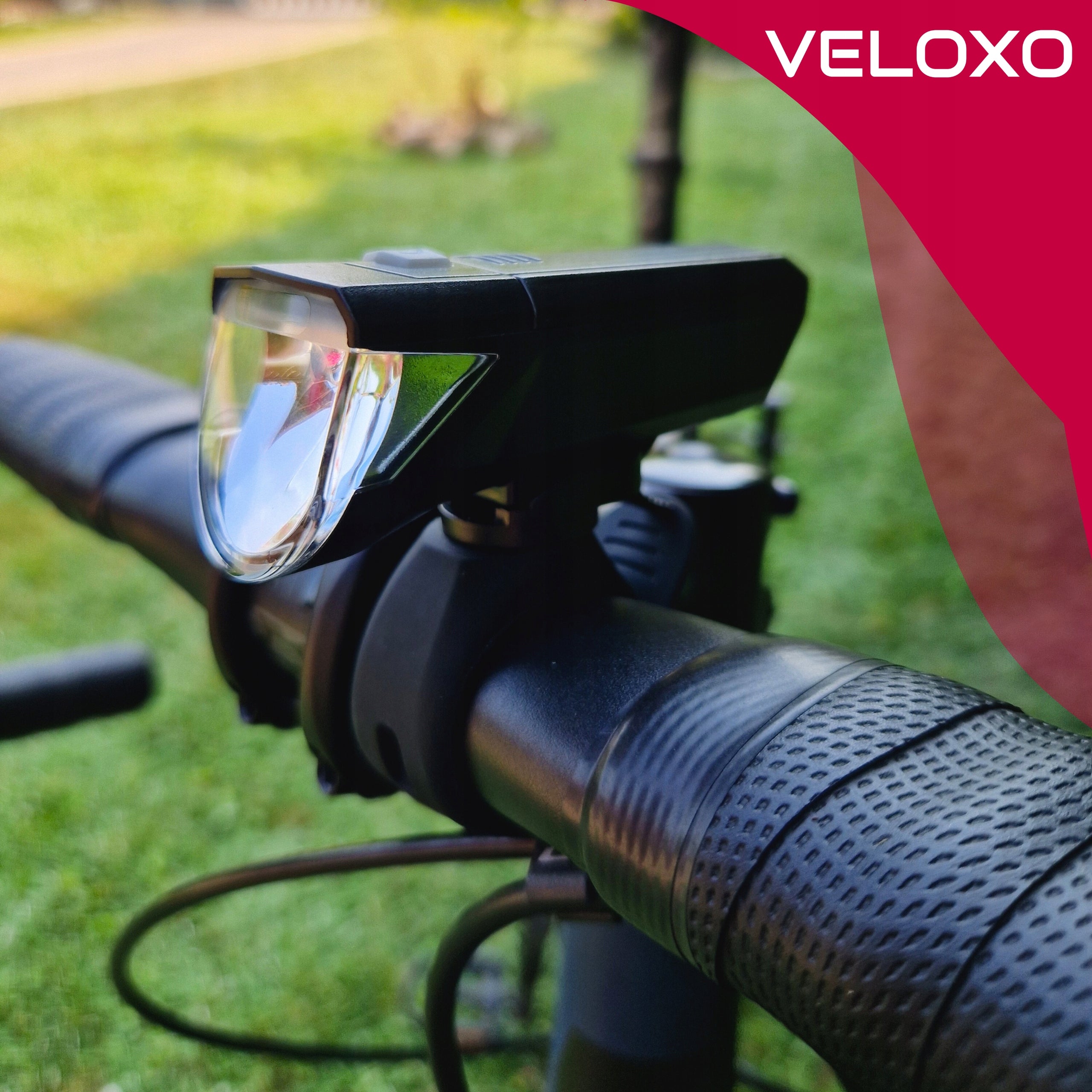 BICYCLE LIGHT FRONT STRONG LED LIGHTING SET VELOXO FRONT AND REAR Brand no brand
