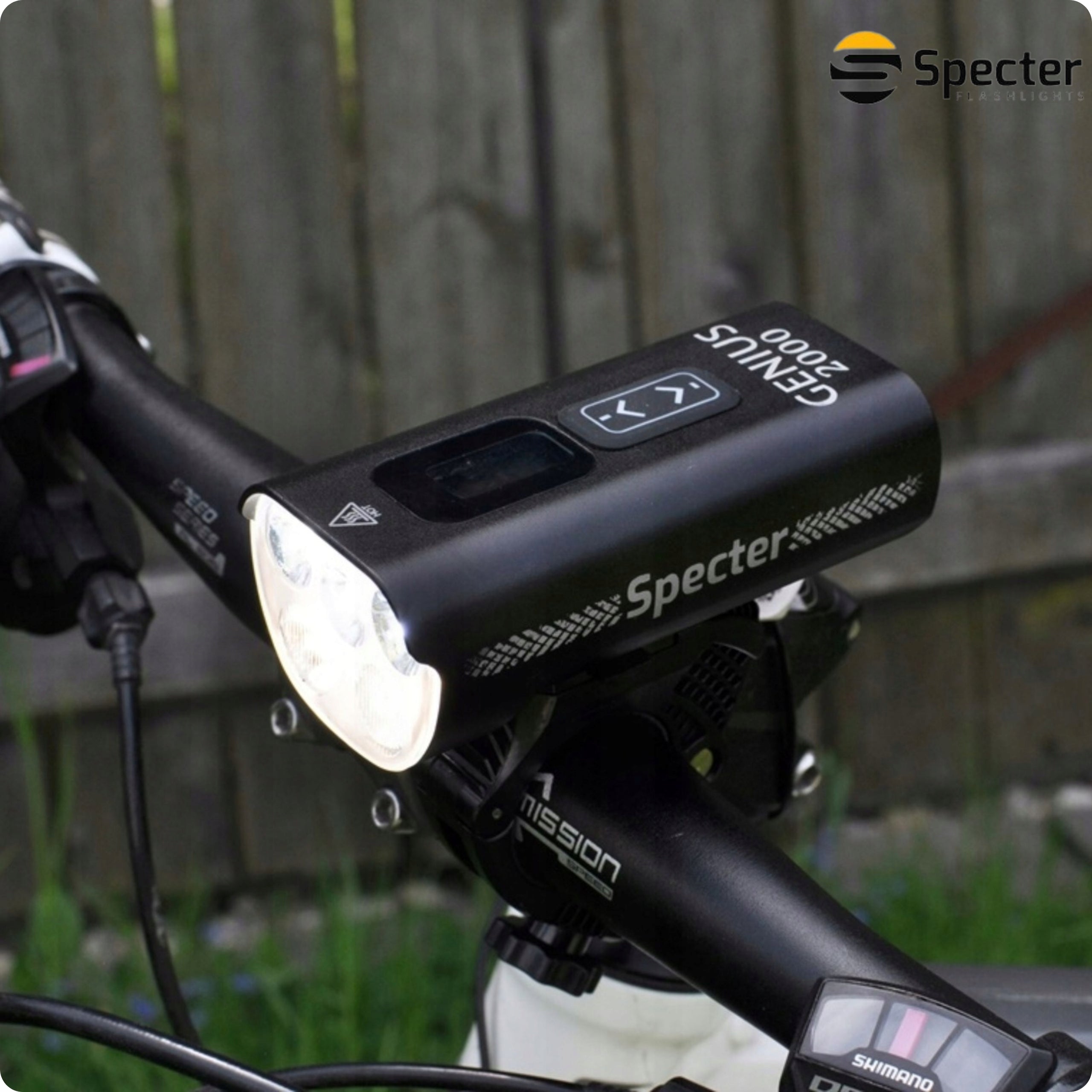 BICYCLE LIGHT Front LED USB C 2000lm with powerbank function for IPX5 bike Packaging status original