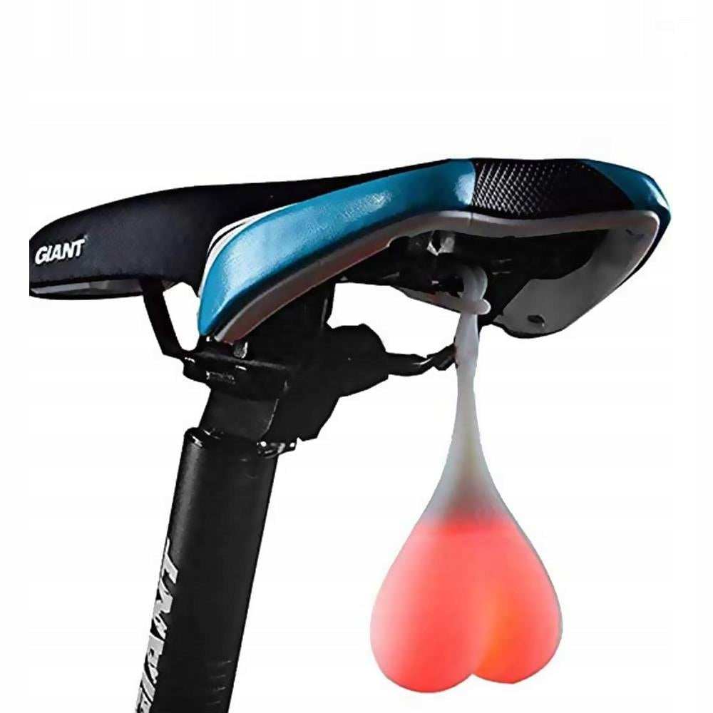 BICYCLE LIGHT "HEART" EGGS SILICONE LED BATTERY OPERATED BICYCLE LIGHTS Color transparent