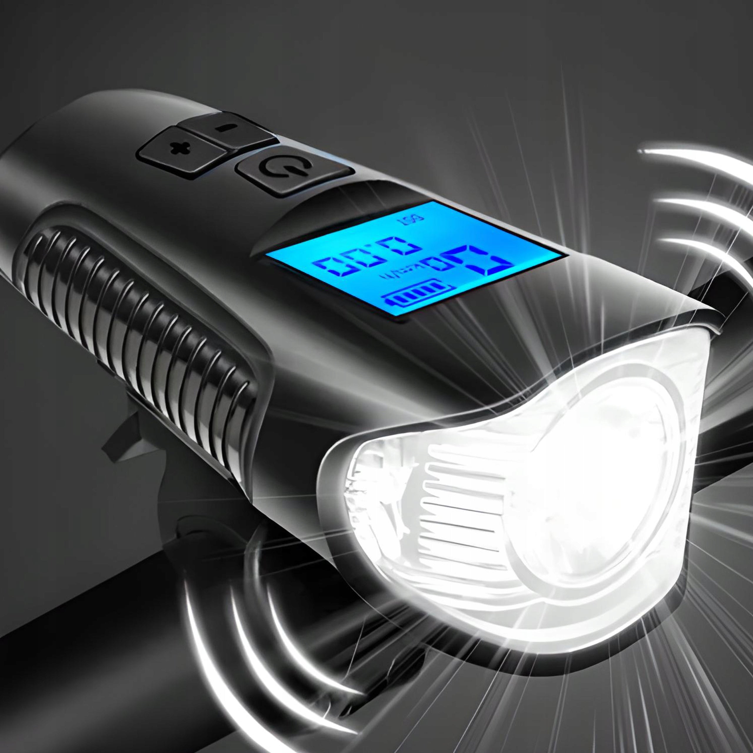 BICYCLE LIGHT LED FRONT +REAR LED BIKE SET Kind front-facing