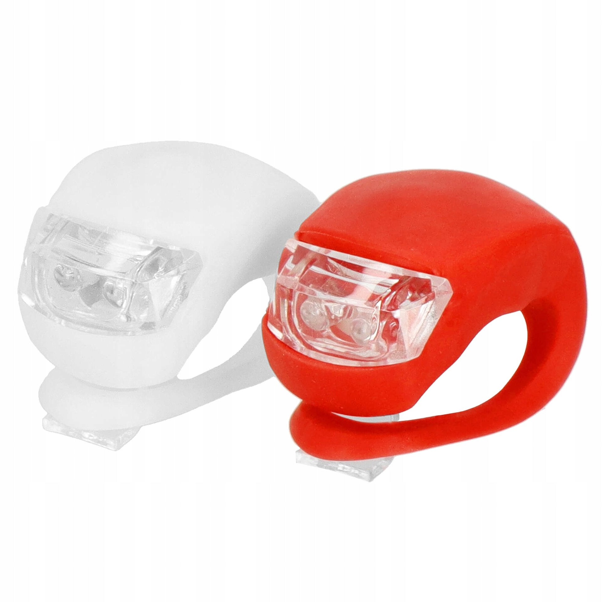 BICYCLE LIGHT LED FRONT + REAR STRONG SET OF LIGHTS FOR BATTERY-OPERATED BIKE Manufacturer code BA0055