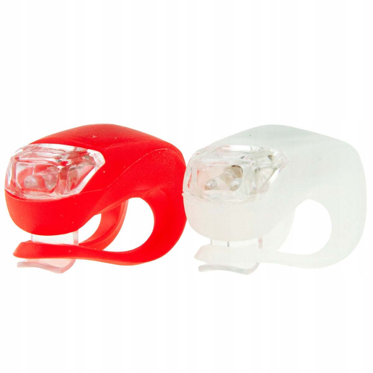 BICYCLE LIGHT LED LIGHT FRONT REAR 2 PCS SILICONE FOR HANDLEBAR Brand Martom