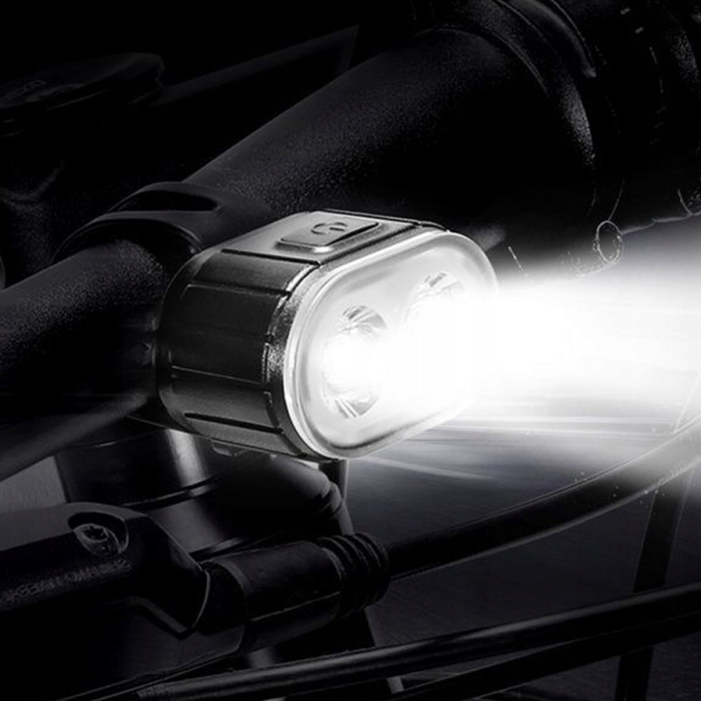 BICYCLE LIGHT LED LIGHT SET FRONT AND REAR FOR BATTERY BIKE STRONG Manufacturer code ŚWIATŁO DO ROWERU NA KIEROWNICE JASNE USB