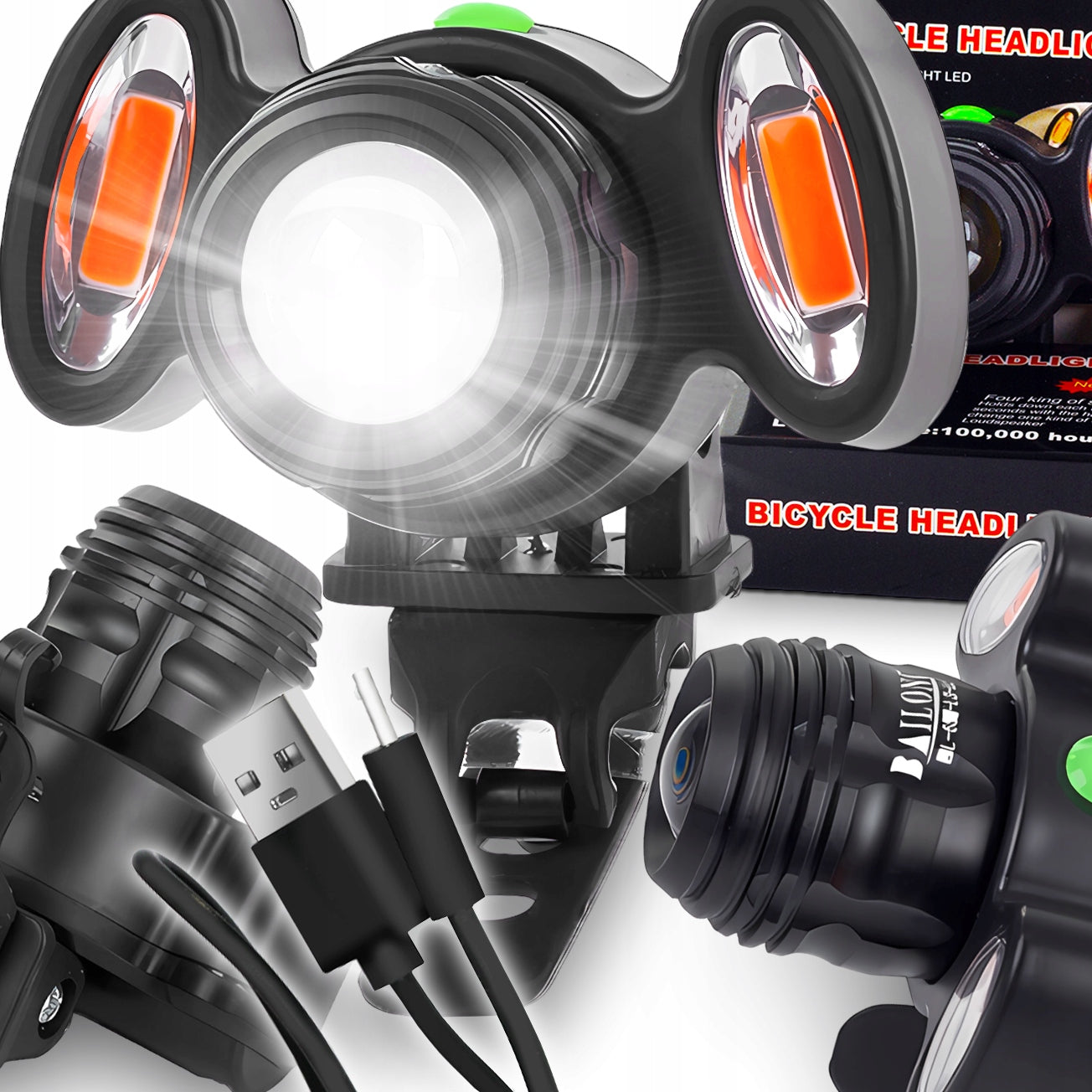 BICYCLE LIGHT LED LIGHTING BIKE WITH TURN SIGNAL STRONG