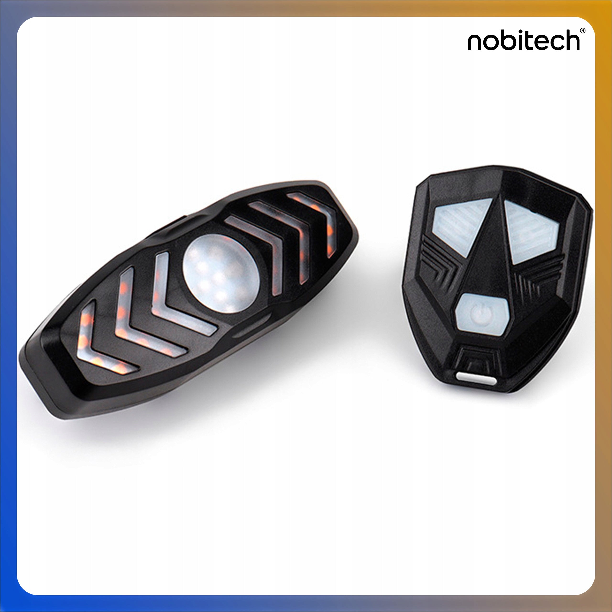 BICYCLE LIGHT LED REAR DIRECTION INDICATOR BIKE BEACON USB REAR REMOTE CONTROL Brand Nobitech
