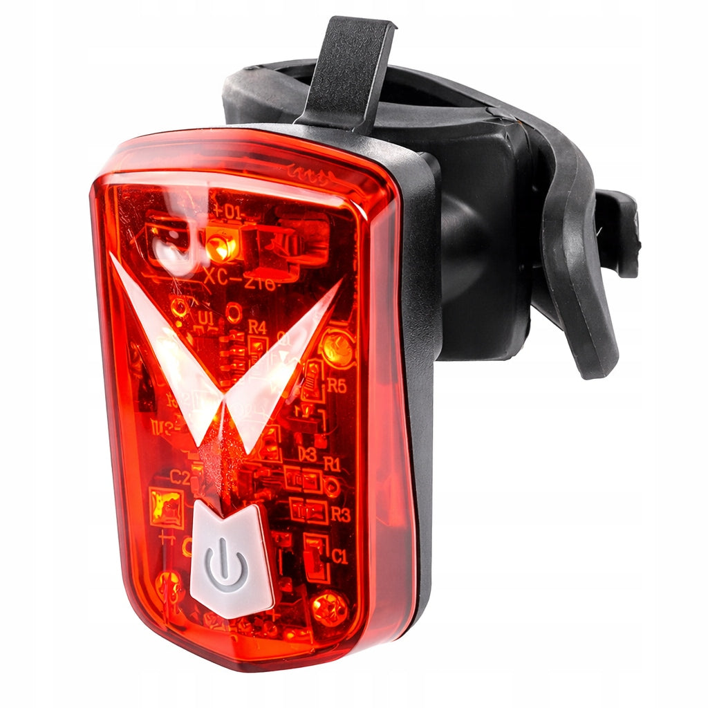 BICYCLE LIGHT REAR LAMP FOR BIKE REAR LED USB HOLDER Kind rear-facing