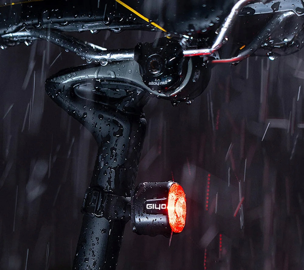 BICYCLE LIGHT REAR LED BICYCLE LIGHT LED 5 MODES WATERPROOF POWER Color black