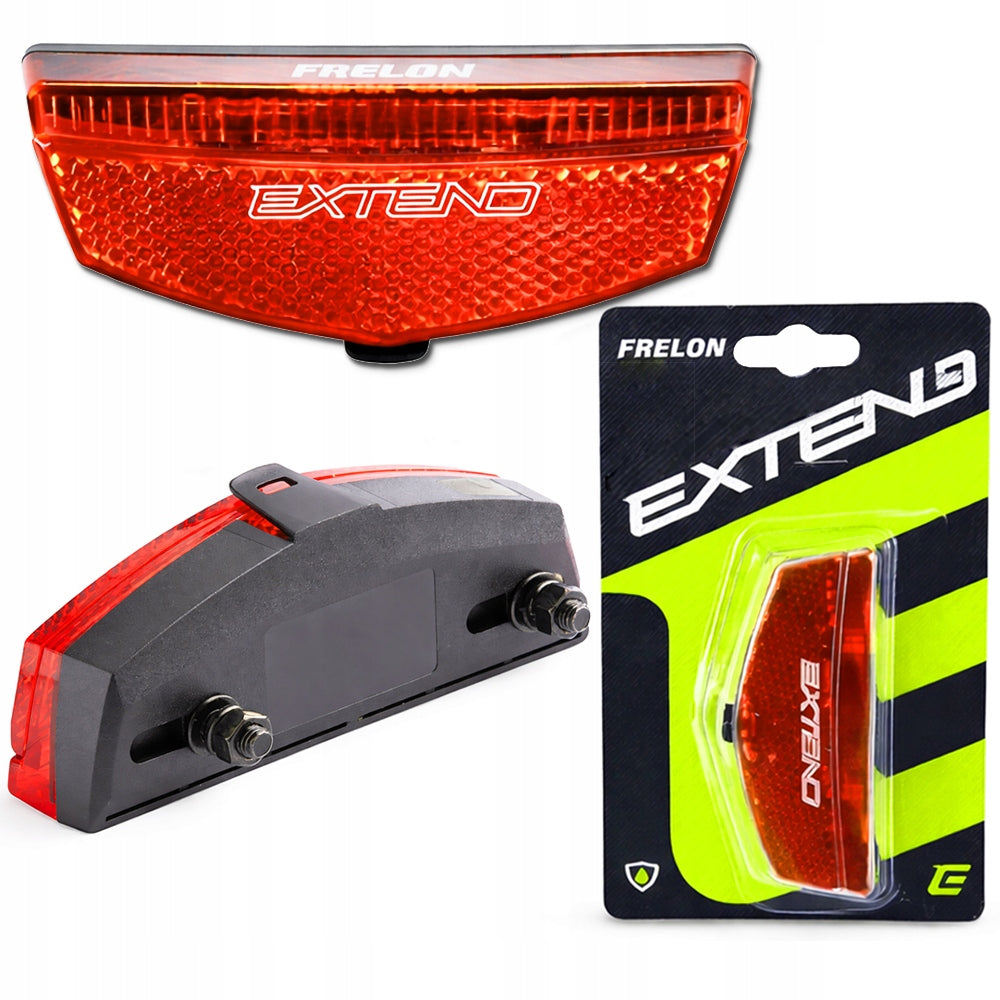 BICYCLE LIGHT REAR LED REFLECTOR FOR TRUNK E1 50/80MM BATTERY OPERATED
