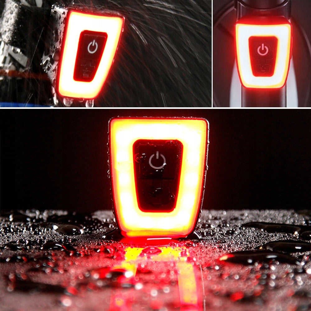 BICYCLE LIGHT REAR USB LED LIGHT RECHARGEABLE POWERFUL UP TO 56 HOURS Manufacturer code 002061