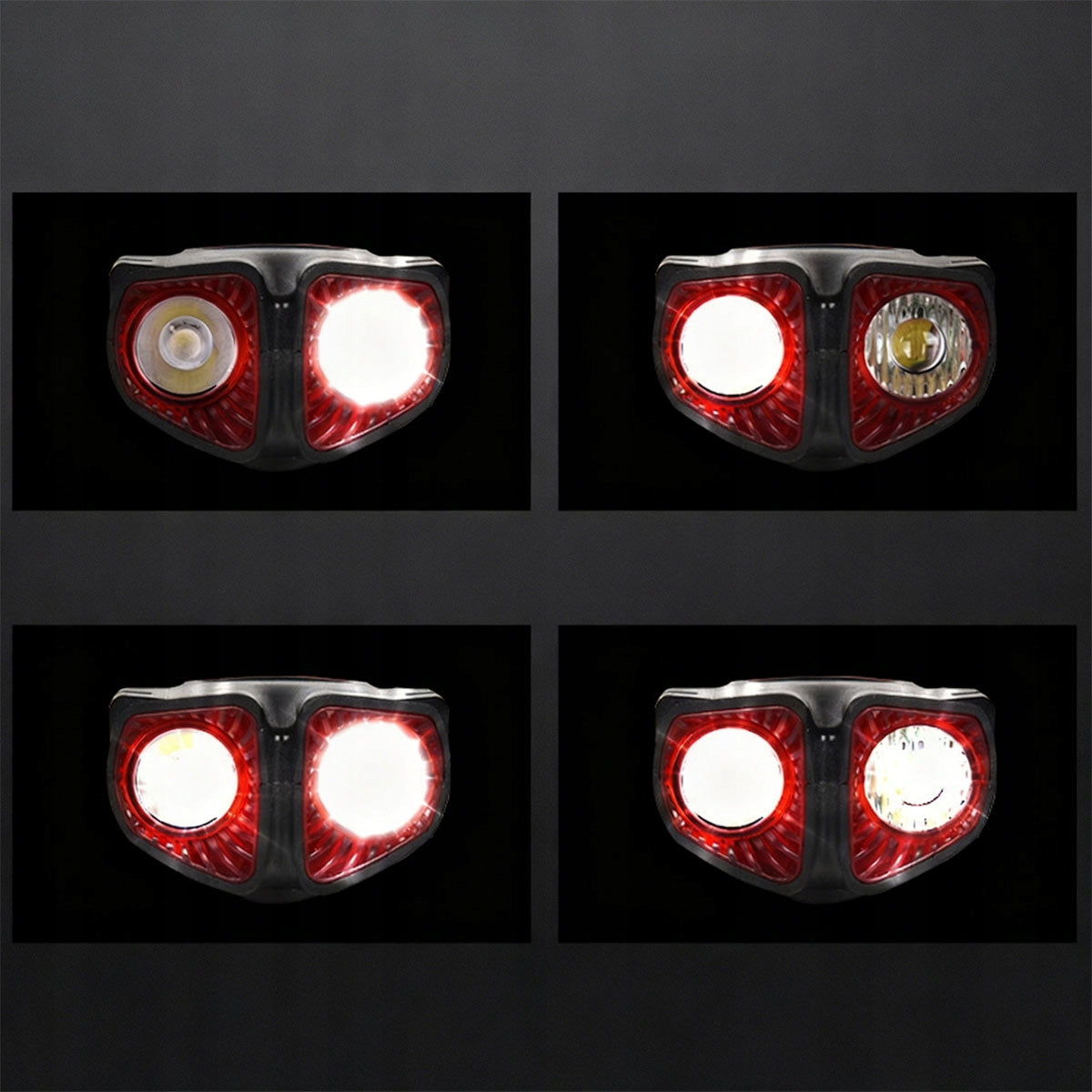 BICYCLE LIGHT STRONG LED LIGHT FRONT REAR FLASHLIGHT RECHARGEABLE USB BIKE Packaging status original
