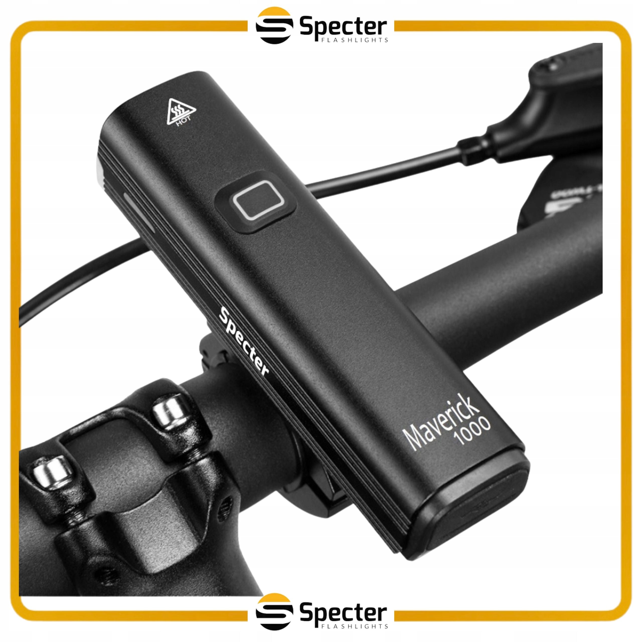 BICYCLE LIGHT USB SPECTER MAVERICK 1000LM POWERBANK 4800MAH IPX6 LED EAN (GTIN) 5908263346833