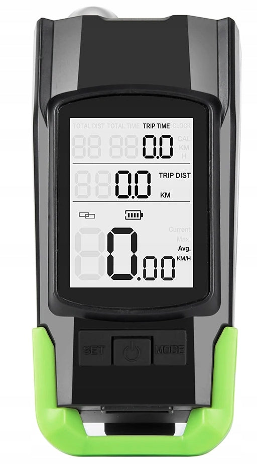 BICYCLE LIGHT Wireless Counter HORN 3in1 Bike Set Kind front-facing