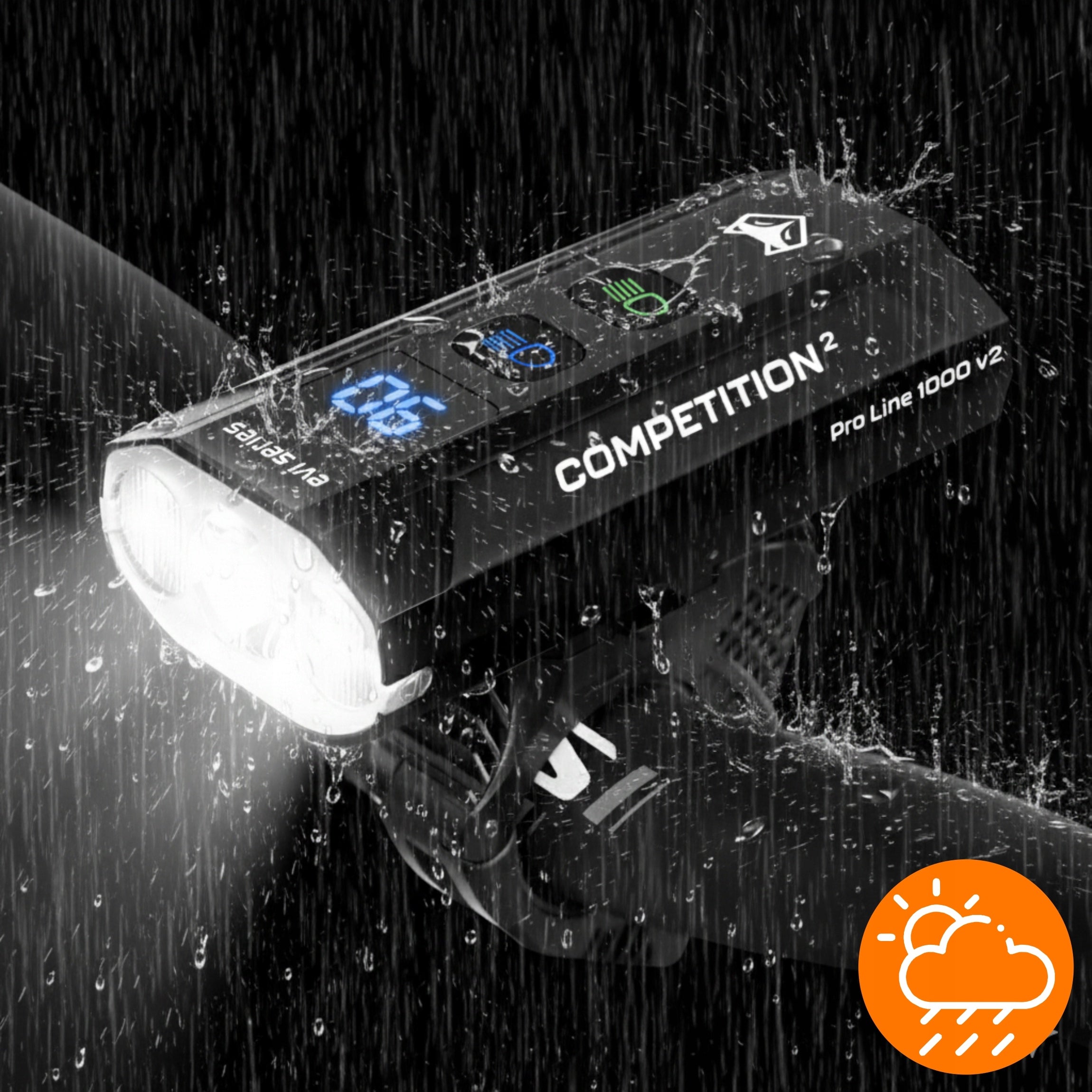 BICYCLE LIGHT front LED light powerful flashlight for handlebars 5200mAh Manufacturer code SHP-503