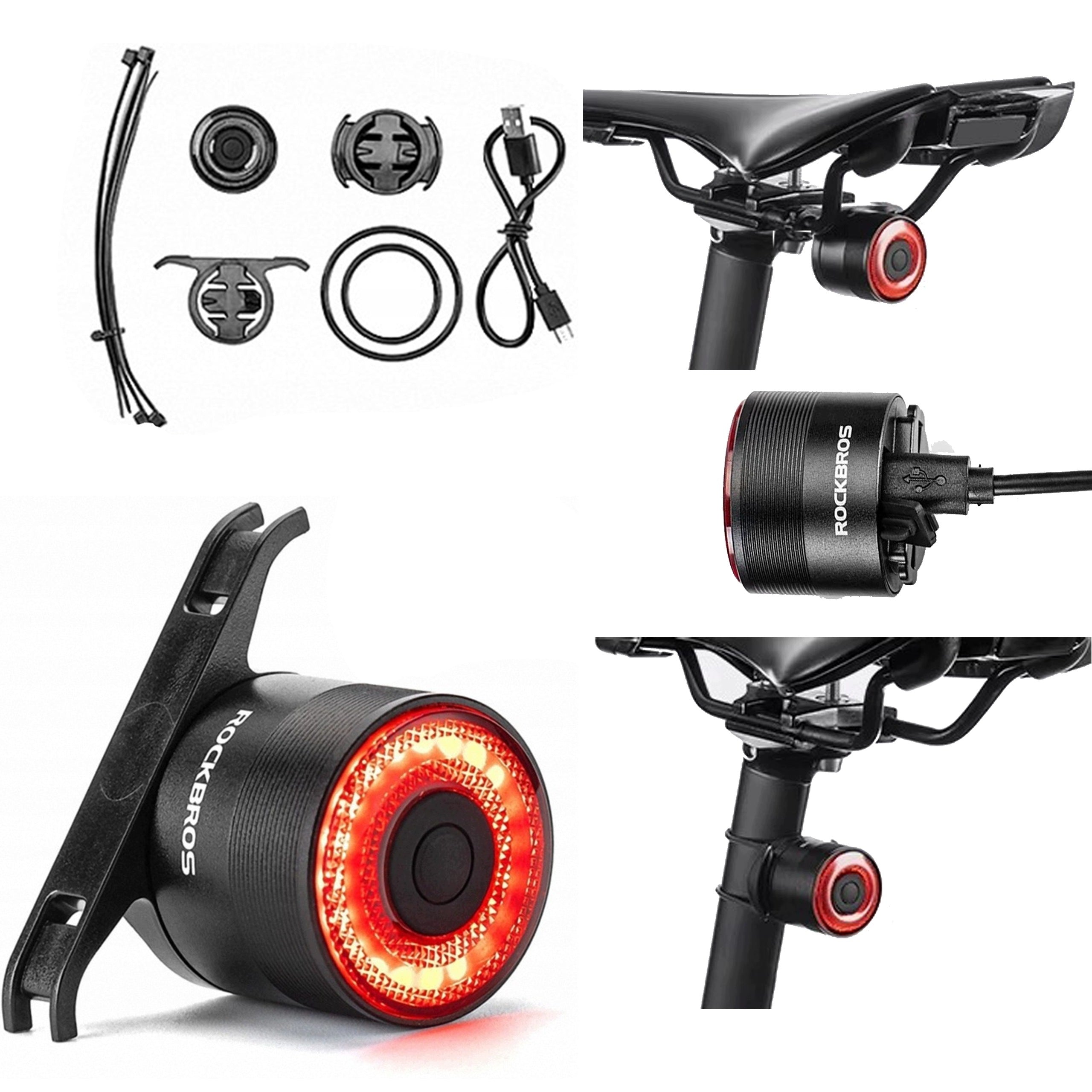 BICYCLE LIGHTING BICYCLE LIGHT REAR STOP SYSTEM 30H WORK CHARGED