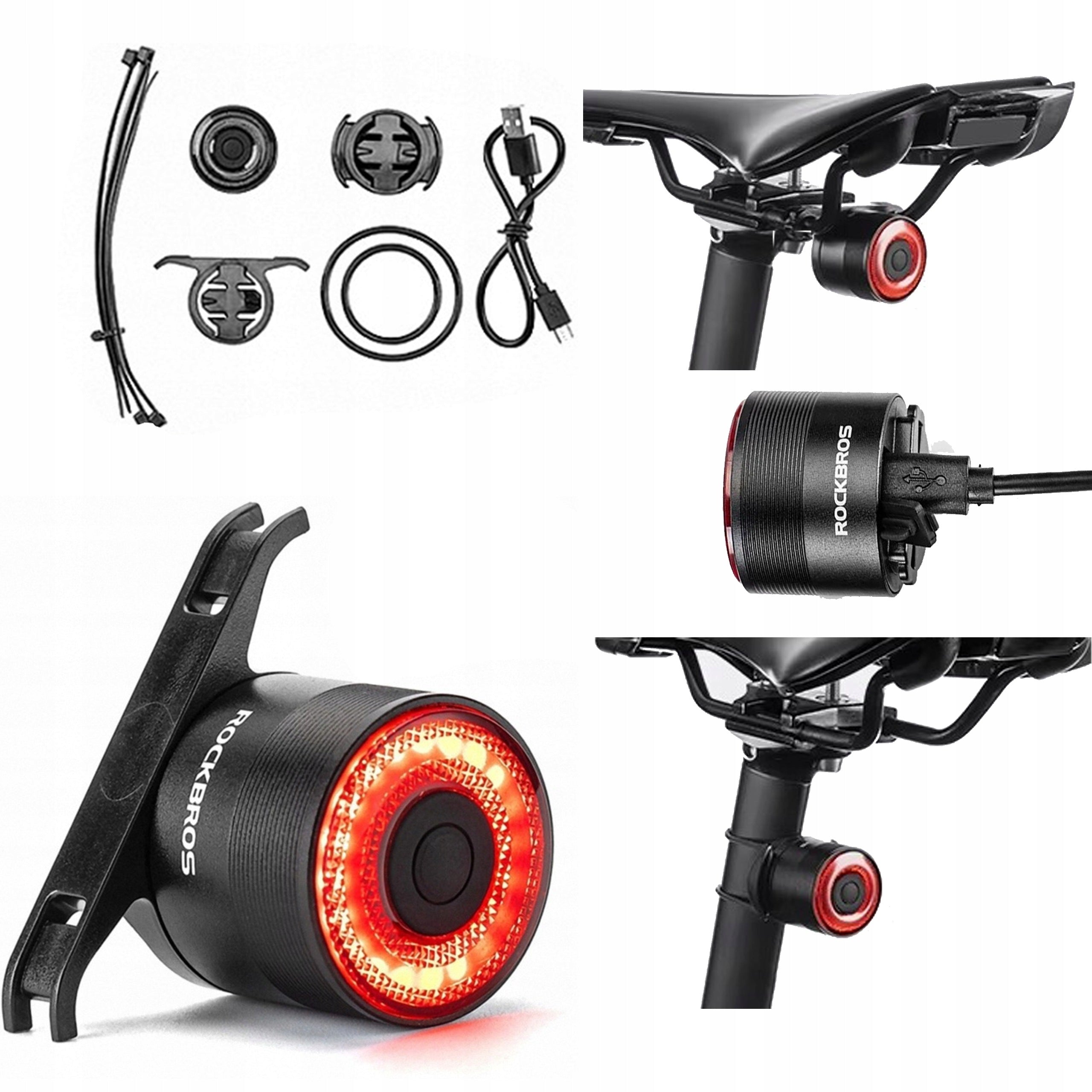 BICYCLE LIGHTING BICYCLE LIGHT REAR STOP SYSTEM 30H WORK CHARGED