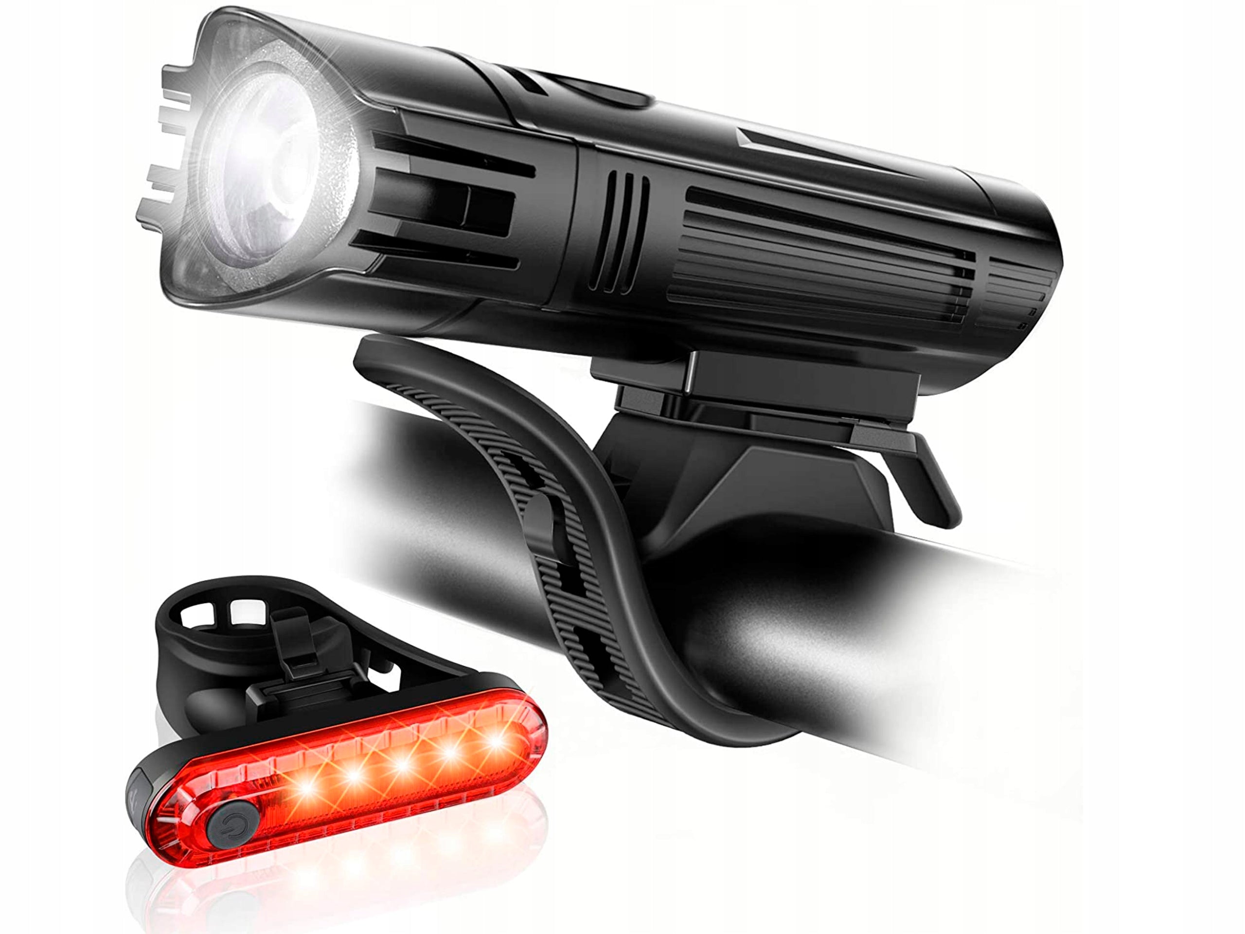 BICYCLE LIGHTS LIGHT FRONT REAR USB WATERPROOF LED EASY USB INSTALLATION