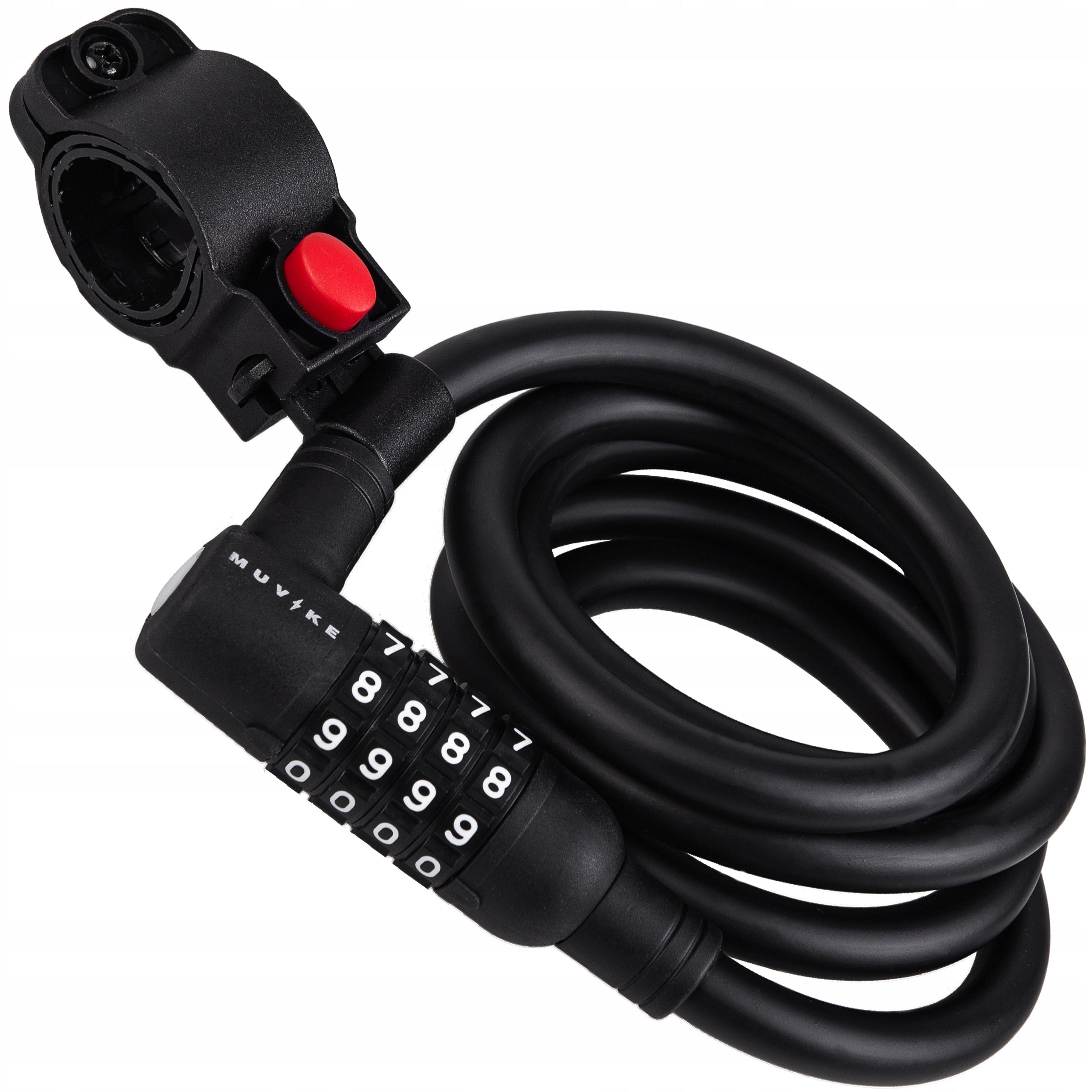 BICYCLE LOCK CABLE 150cm 12mm PER CODE WITH HANDLE MUVIKE FLEX 1500/12C Manufacturer code FLEX1500/12C