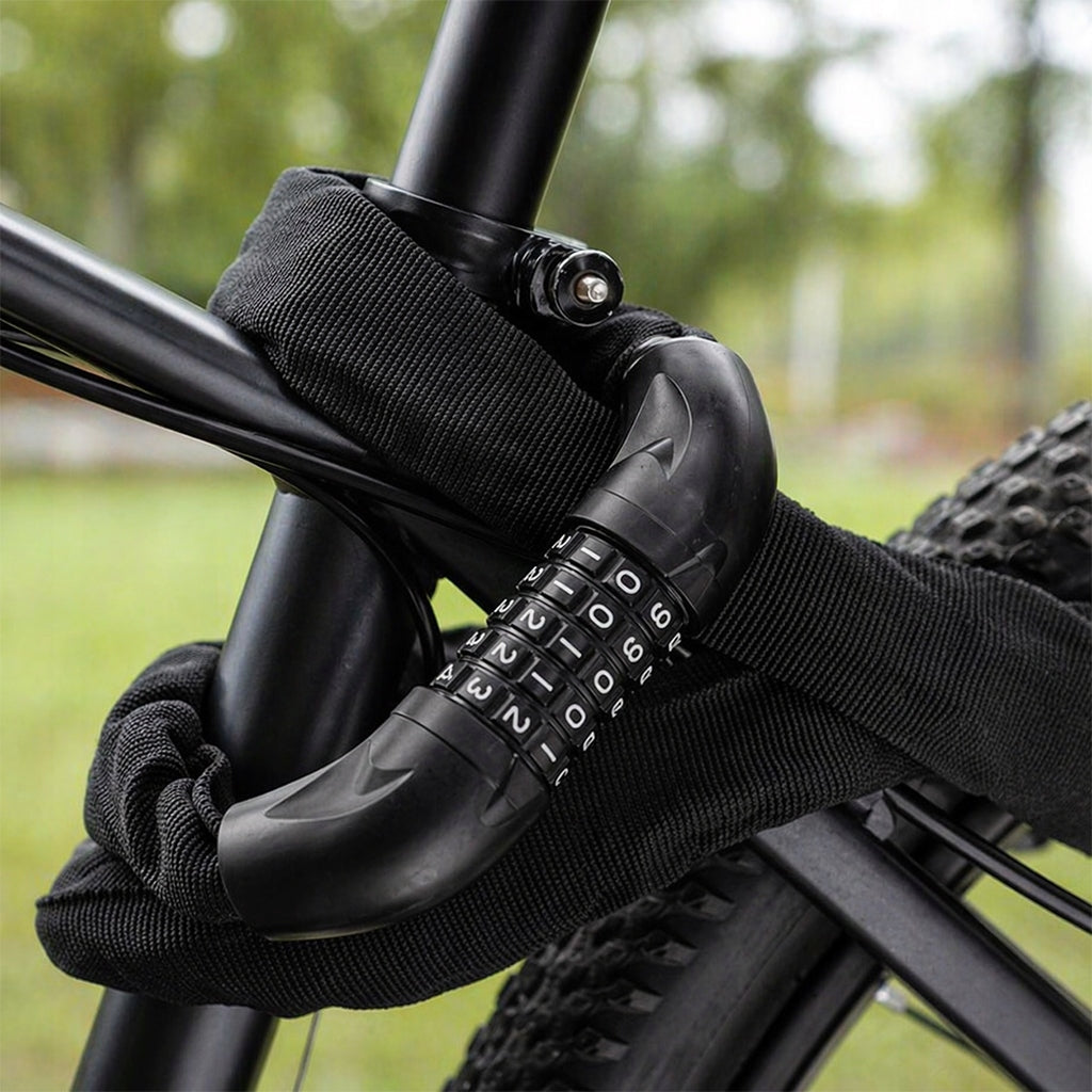 BICYCLE LOCK FOR BICYCLE CIPHER CLASP CODE CHAIN 100 cm! Model 51752