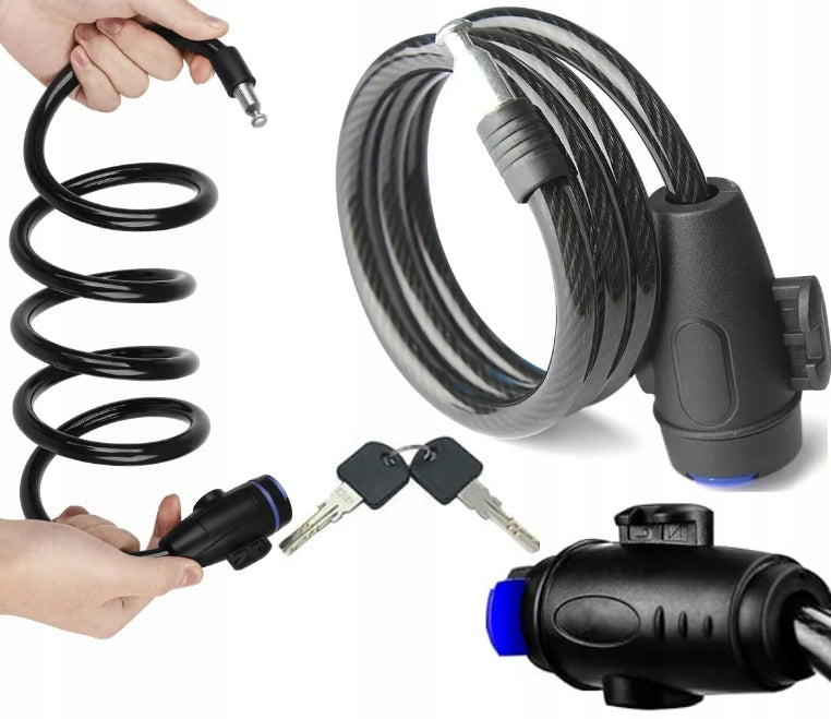 BICYCLE LOCK FOR BICYCLE KEY LOCK STRONG CORD