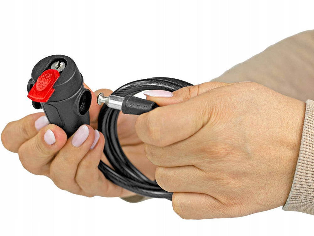 BICYCLE LOCK FOR BIKE MOTOR KEY THICK 120CM Manufacturer code 92762