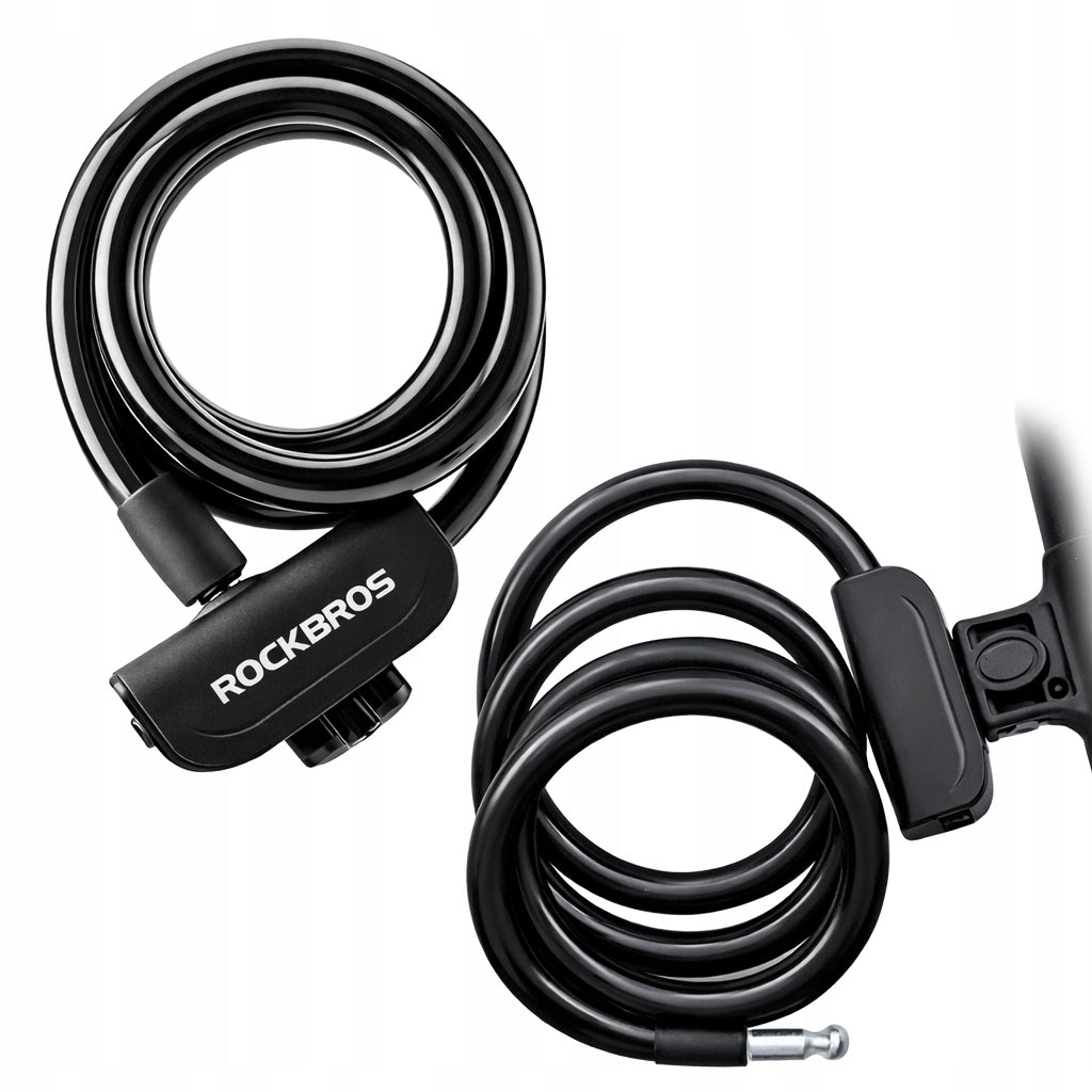 BICYCLE LOCK WITH KEY BICYCLE PROTECTION STRONG 1,1M ROCKBROS