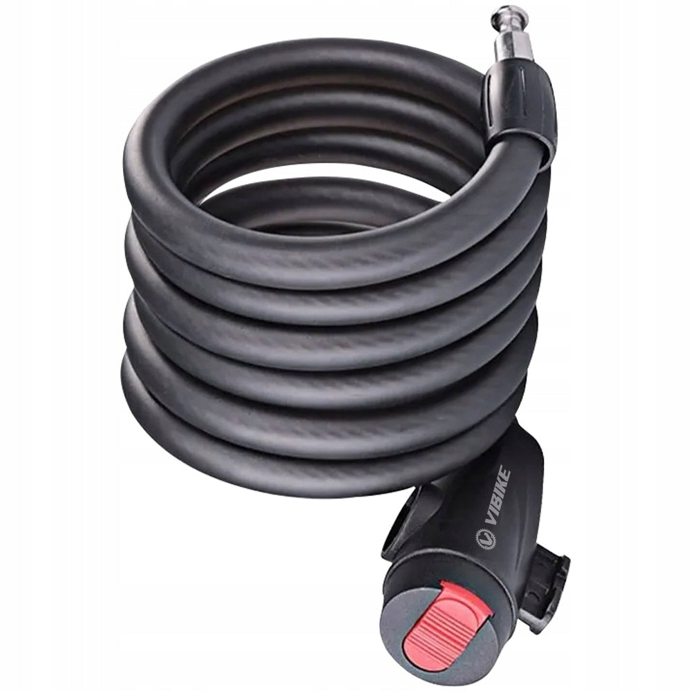 BICYCLE LOCK WITH KEY MOTOR STRONG CABLE 12MM 120CM Brand Vibike
